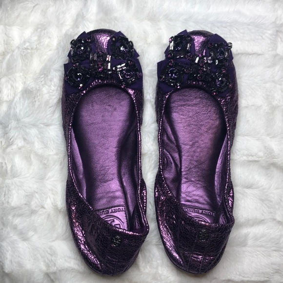 AUTHENTIC Tory Burch Ballet Flats Size 7 - Picture 3 of 6